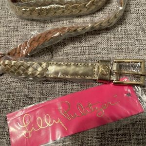 Lilly Pulitzer Callahan Braided Leather Belt